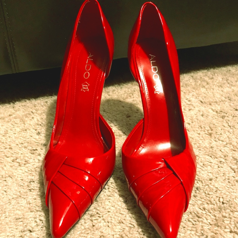 Red ALDO High Heel Pumps
